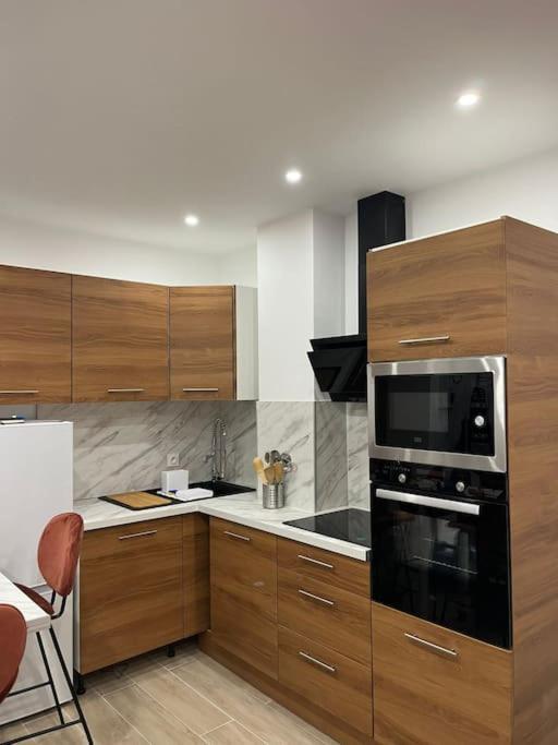 Sublime T2/ Cosy/ Clim/ Parking/Plage Menton Luaran gambar
